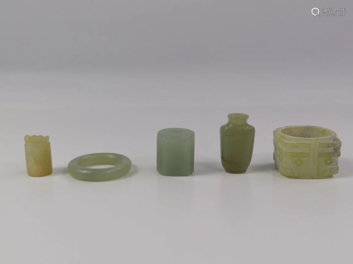 A group of Chinese jade
