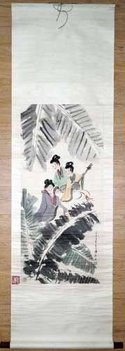 CHINESE FIGURINE PAINTING