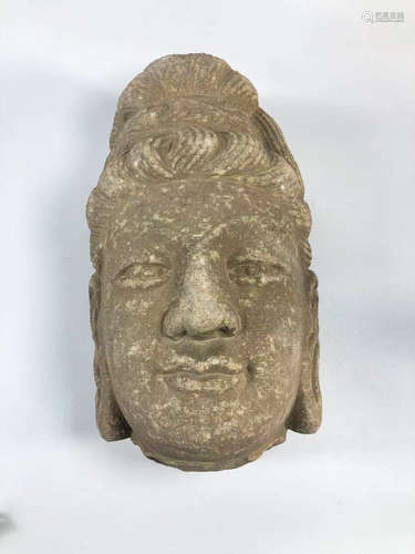 CHINESE BUDDHIST BURST HEAD OF GUANYIN