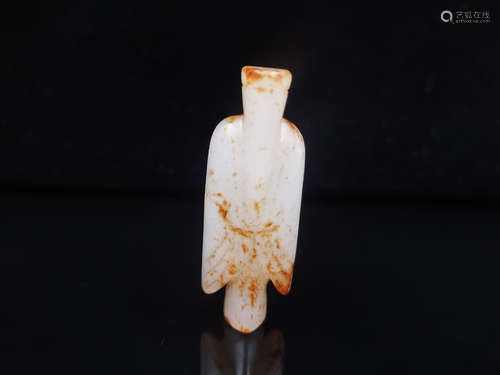 CHINESE WHITE JADE FIGURINE