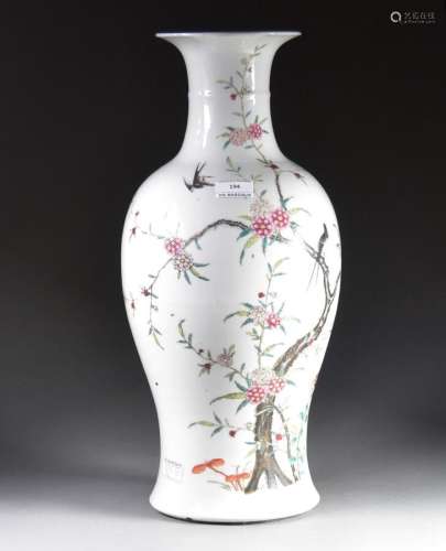 中国--20世纪雍正品味瓷器巴拉瓶H.50厘米