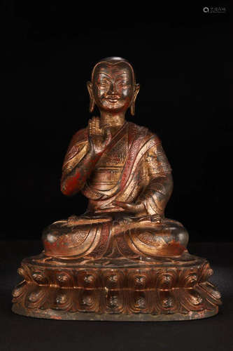 CHINESE BRONZE FIGURE OF BUDDHA