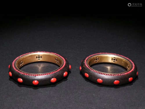 CHINESE CHENXIANG WOOD BANGLES