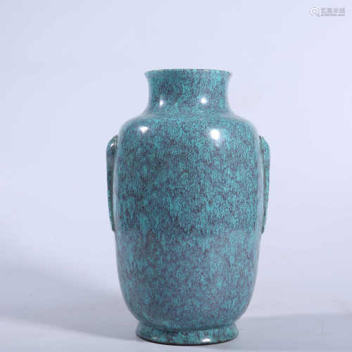 Qing Dynasty Qianlong imitation Jun glaze bottle