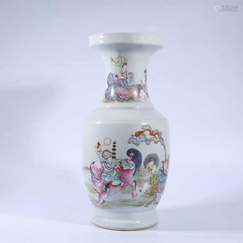 Qing Dynasty pastel characters story bottle