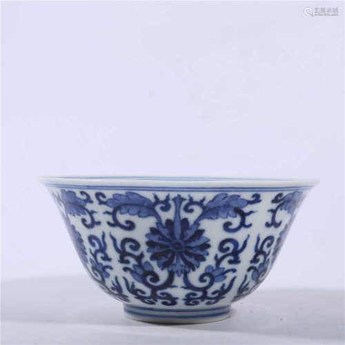 Qing Dynasty Guangxu blue and white bowl
