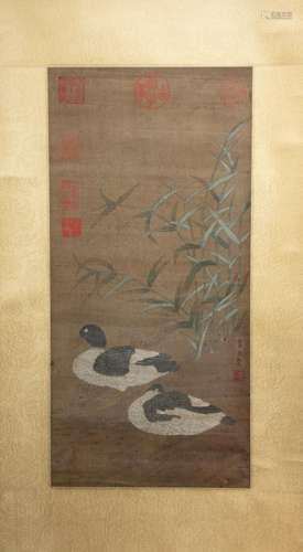 CHINESE CALLIGRAPHY AND PAINTING BY CUI BAI, SONG DYNASTY