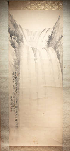 CHINESE CALLIGRAPHY AND PAINTING BY HU TIEMEI, QING DYNASTY