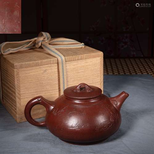 CHINESE  BOCCARO TEAPOT,  MING DYNASTY