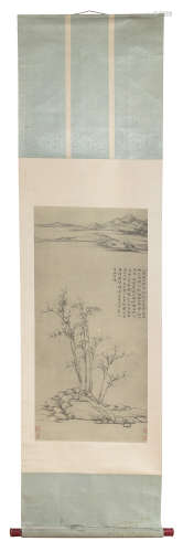 CHINESE SCHOOL 20TH CENTURY. AUTUMN LANDSCAPE. INK ON PAPER.