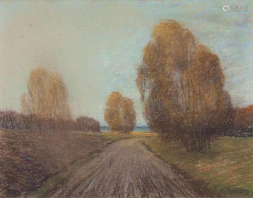 Katharina Bamberg (Stralsund 1873 - Stralsund 1966). Weg zum Bodden.