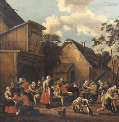 Pieter van Maes (um 1650 - nach 1703). Fest auf dem Dorf.