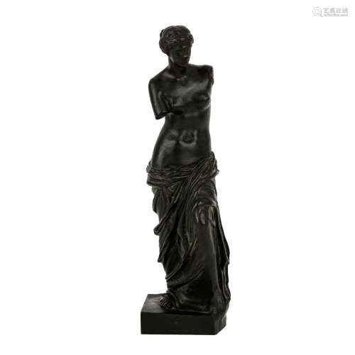 VENUS VON MILOFrankreich, 19.Jh., Bronze patiniert, nach der berühmten antiken Figur
