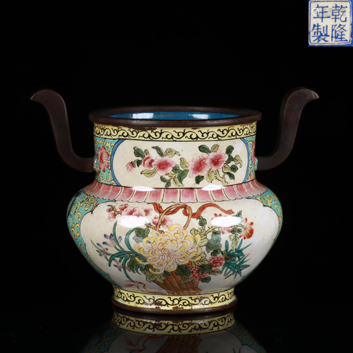 Falangcai Floral Censer