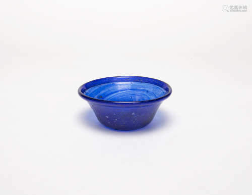 宋元時期-藍琉璃小碗