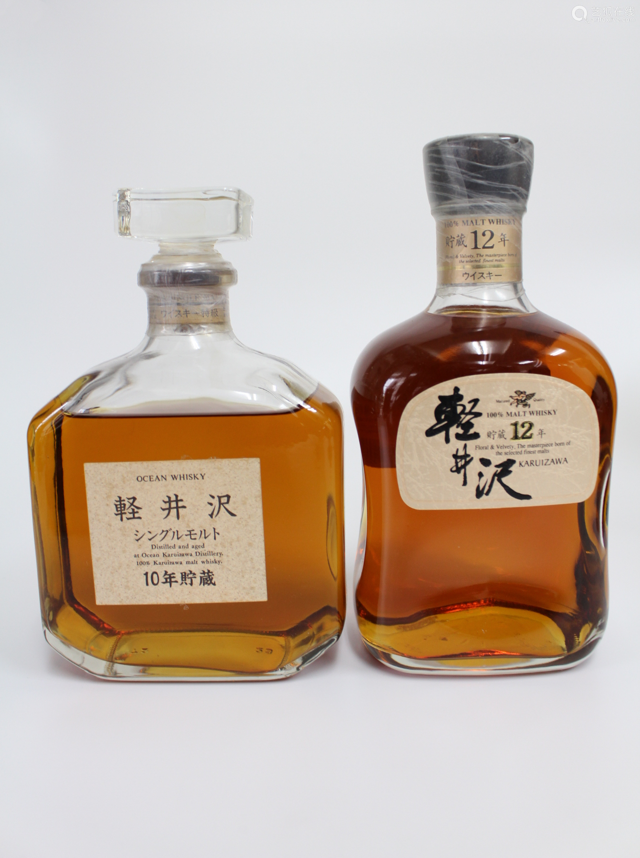 80年代轻井泽威士忌4支700ml40度760ml43度