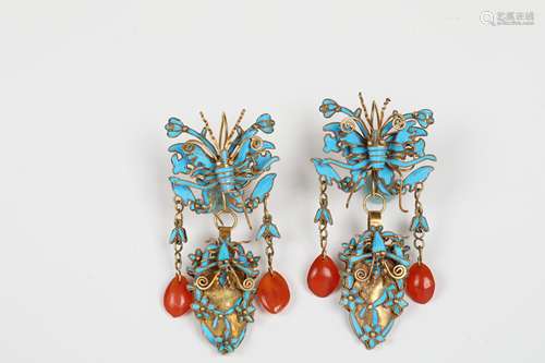 19th,Dian cui earring