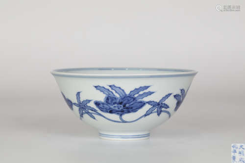 Ming,Blue and White Bowl