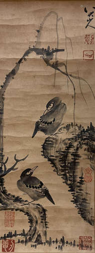 Zhu Da，Ink painting