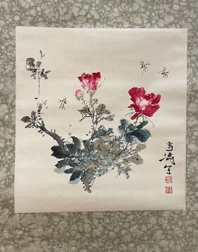 Wang Xuetao, flower picture