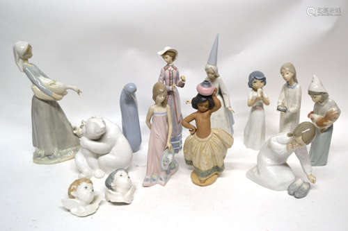 Group of Lladro figures