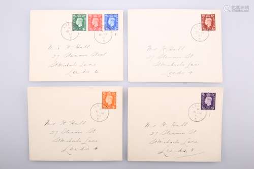FOUR FIRST DAY COVERS 1937.S