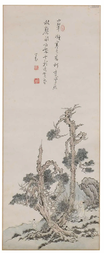 Chinese Landscape Painting by Pu Ru