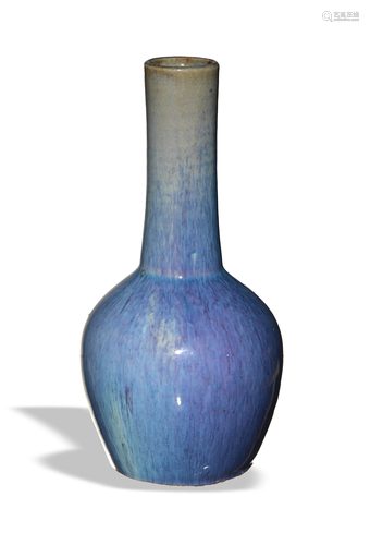 Chinese Blue Flambe Vase, 18th Century