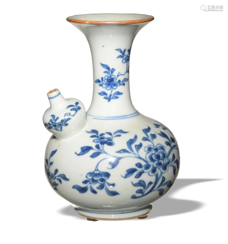 Chinese Blue and White Jun Chi Vase, 17th Century