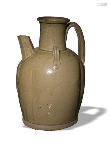 Chinese Yue Kiln Pitcher, Tang