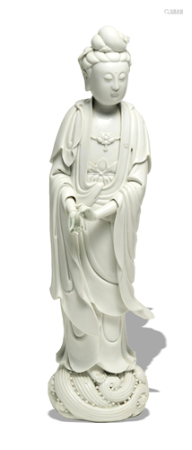 Chinese Blanc De Chine Guanyin, 18th Century