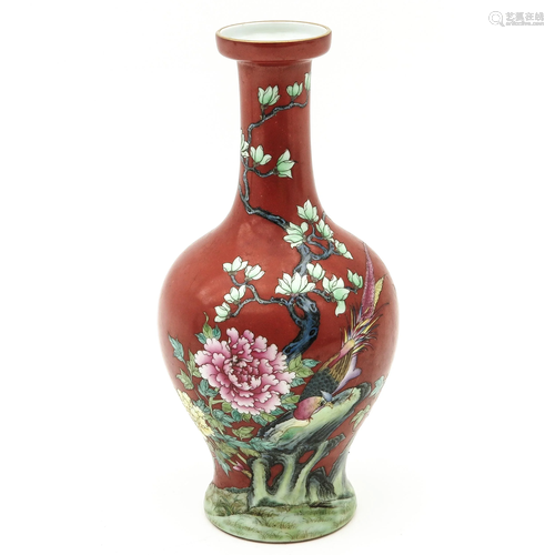 A Polychrome Decor Vase