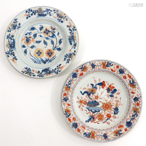 Two Imari Plates