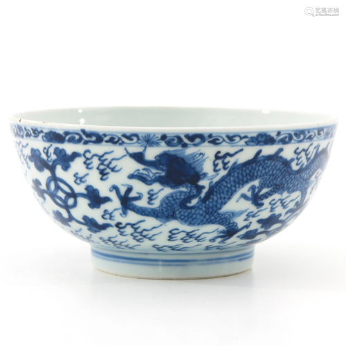 A Blue and White Bowl