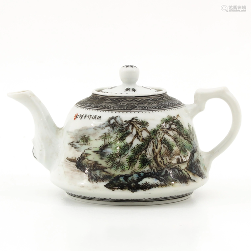 A Landscape Decor Teapot