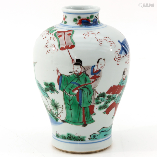 A Famille Verte Vase