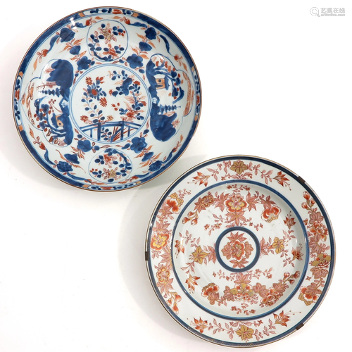 Two Imari Plates