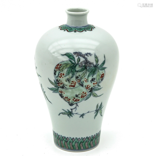 A Doucai Decor Meiping Vase