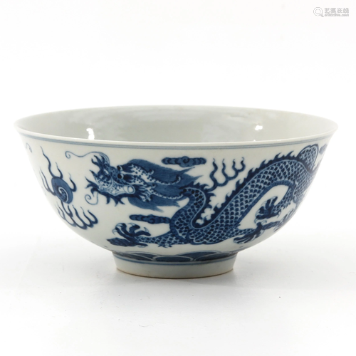 A Blue and White Bowl