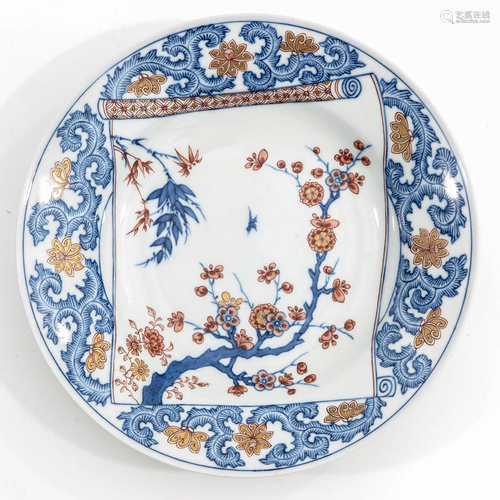 A Polychrome Decor Plate