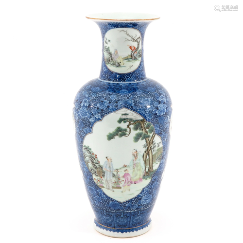 A Famille Rose Vase