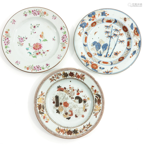 A Collection of 3 Plates