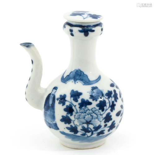 A Blue and White Teapot