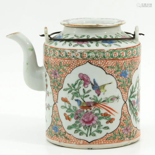 A Famille Rose Teapot