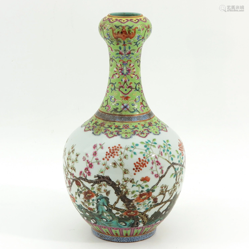 A Famille Rose Vase