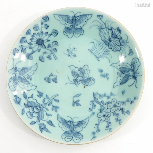 A Celadon Plate