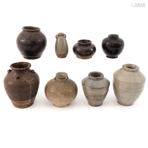 A Collection of Asian Stoneware