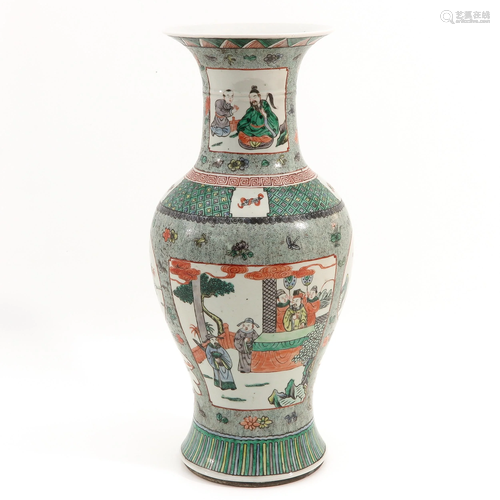 A Famille Verte Vase