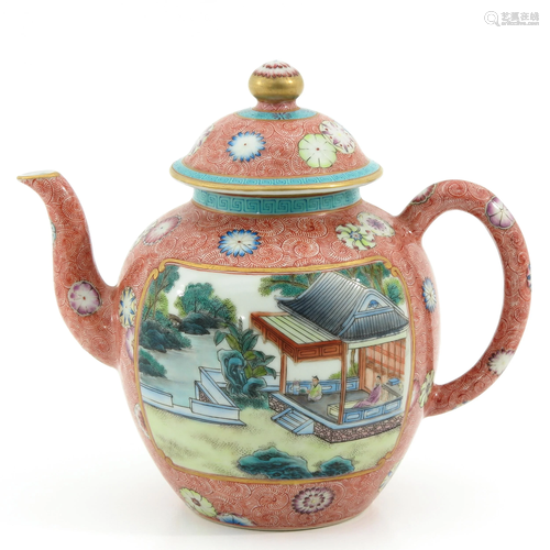 A Polychrome Decor Teapot