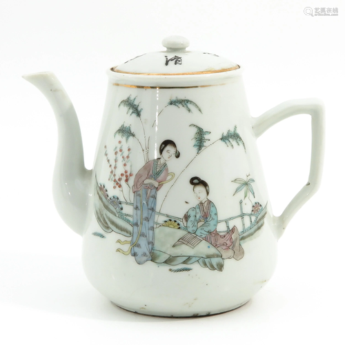 A Qianjiang Cai Decor Teapot